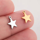 5pcs Stainless Steel Tree Of Life Charms For Jewelry Crafting