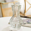 Creative Transparent Glass Flower Vase For Fresh Lily Rose Arrangements