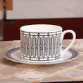 European Ceramic Coffee Cup Set With Plates And Gift Box