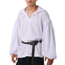 Mens Pirate Shirt Medieval Renaissance Costume Fluffy Sleeve Vintage Style