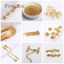 50Pcs 18K Gold Plated Eye Pins For Jewelry Making And Earrings