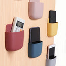 Wall Mounted Storage Box Organizer For Phone Remote Plug Holder Rack
