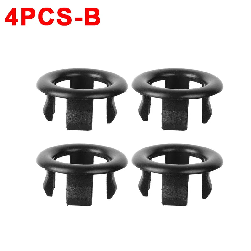 Sink Overflow Ring Cover Bathroom Basin Round Plastic Replacement