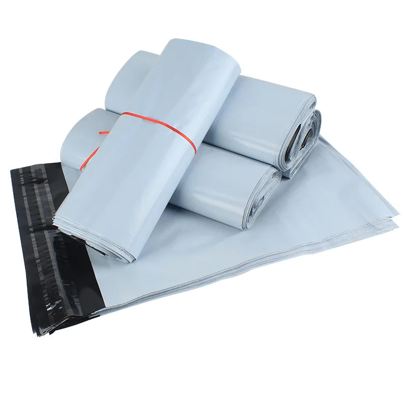 Waterproof Poly Mailers 25x35cm Grey Tear Resistant Strong Envelopes