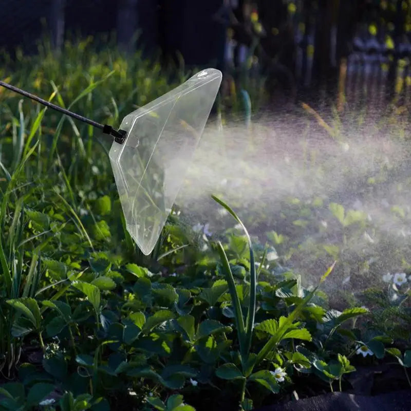 Misting Spray Nozzle Water Hose Sprayer With Protection Plate