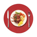 Round Dining Table Placemat 38cm Biodegradable Woven Insulation Mat