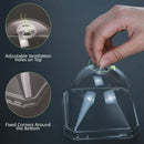 10pcs Square Plant Cloche Transparent Plastic Seedling Covers Garden Dome