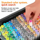 Art Marker Set Dual Tip Brush And Broad Tip For Drawing Painting