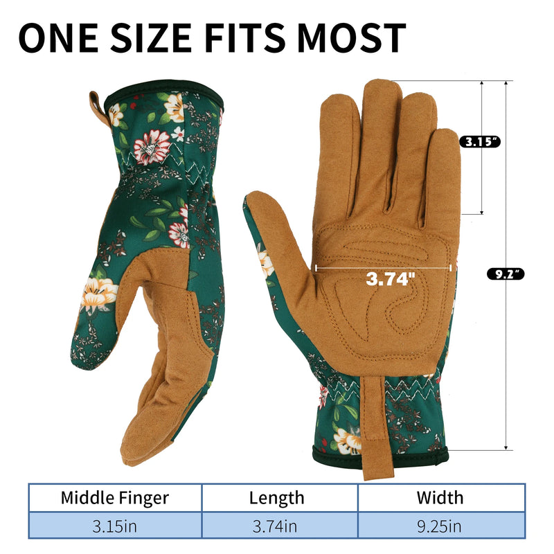 Breathable Leather Gardening Gloves Thorn Proof Puncture Resistant Grip