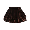Girls Plaid Skirt Summer A-line High Waist College Style Short Skirt