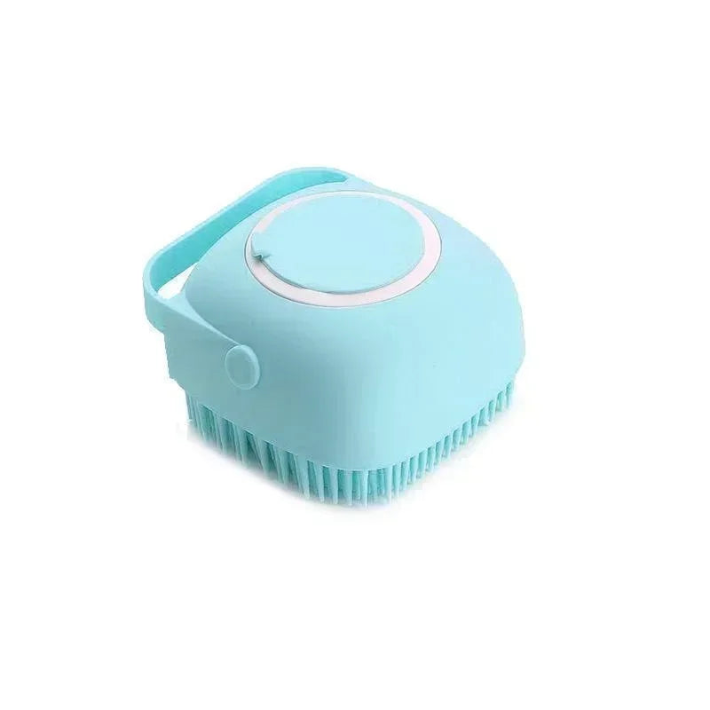 Pet Bathing Brush Soft Silicone Massager For Dog Cat Grooming