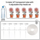 Automatic Plant Watering System Adjustable Drip Irrigator For Balcony Gardens