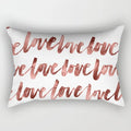 Nordic Pink Checkered Striped Cushion Pillowcase For Office Living Room