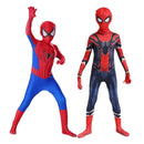 Kids Spider Superhero Costume Spandex Jumpsuit Halloween Party Set