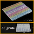 Plastic Organizer Box Clear Compartment Storage For Jewelry Tools