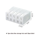 Plastic Organizer Box Clear Compartment Storage For Jewelry Tools