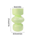 Modern Pink Glass Vase Hydroponic Flower Vase For Home Decor