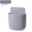 Wall Mounted Storage Box Organizer For Phone Remote Plug Holder Rack