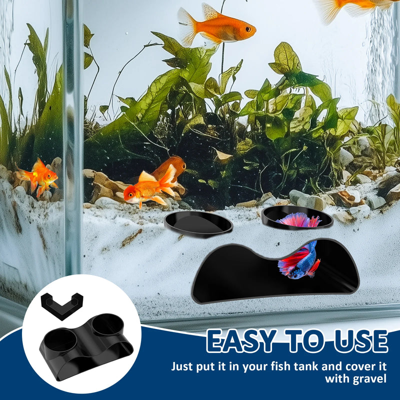 Fish Tank Underground Tunnel Aquarium Cave Shelter For Fish Shrimp