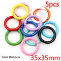 Colorful Mixed Alloy Jump Rings Lobster Clasp DIY Jewelry Making Supplies