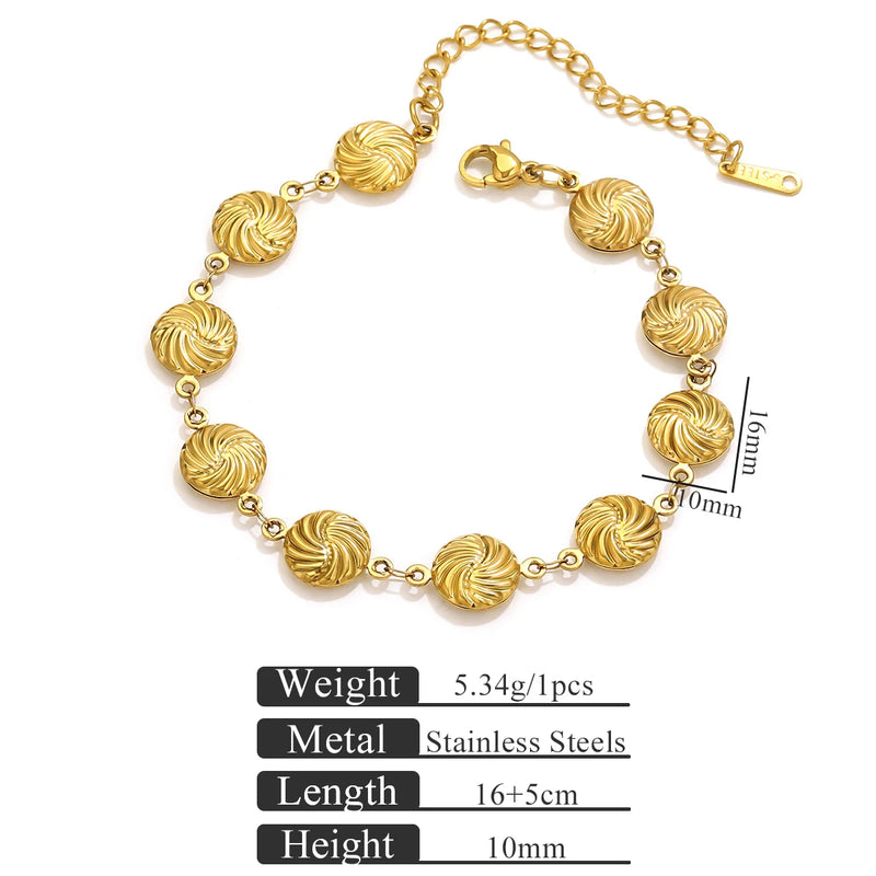 Stainless Steel Braided Rope Adjustable Bracelet For Men And Women