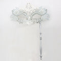 Venetian Masquerade Mask With Holding Stick For Womens Party