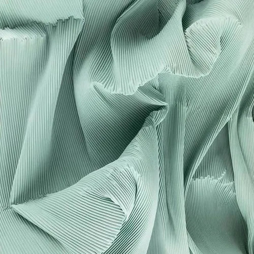Pleated Fabric Soft Polyester Textile For Wedding Decor Sewing