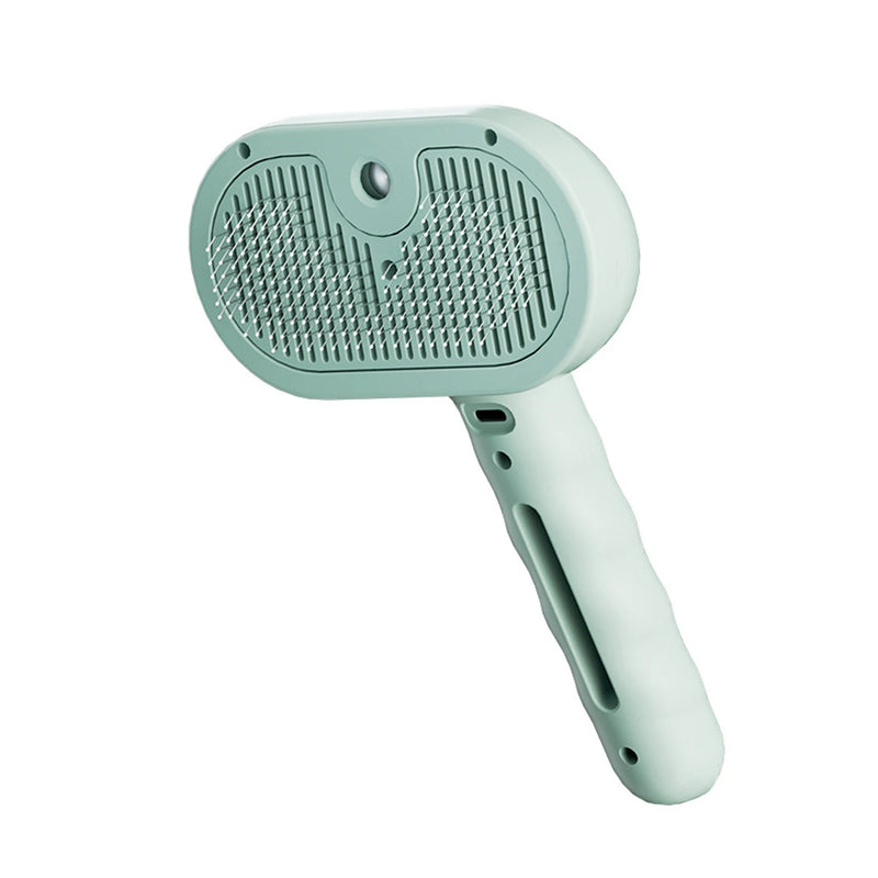 Steam Spray Dog Grooming Brush For Gentle Pet Hair Care