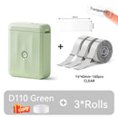 NIIMBOT D110 Thermal Label Printer Portable Mini For Office Home School