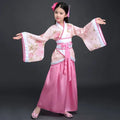 Girls Kimono Dress Traditional Chinese Japanese Style For Dance And Chorus