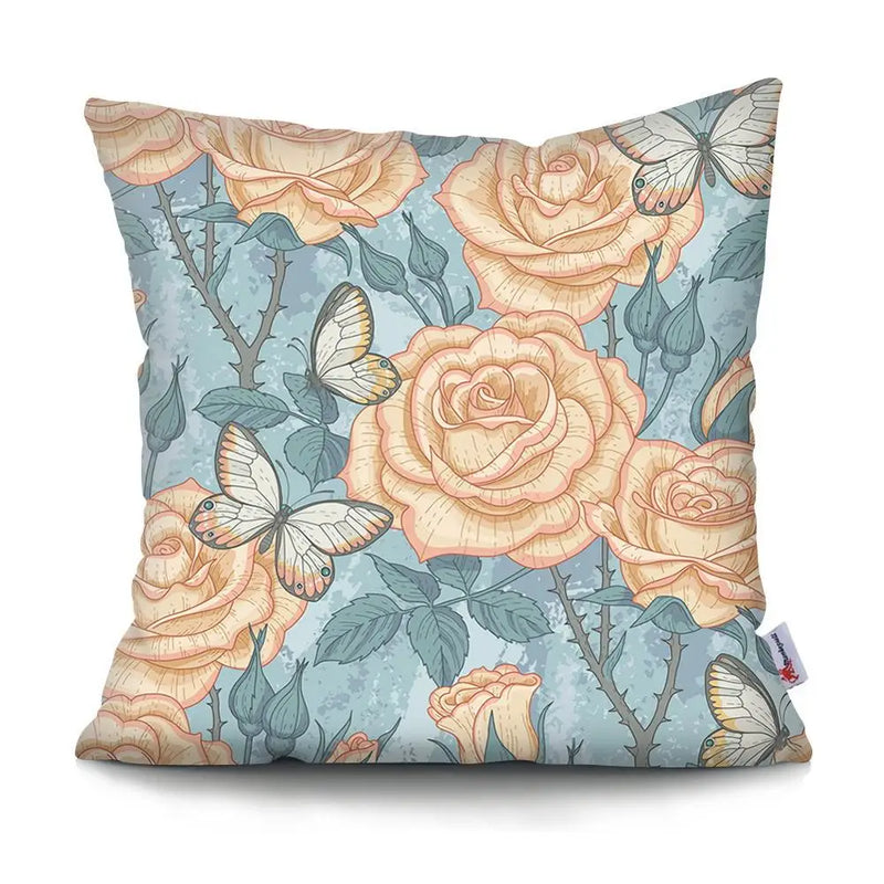 45x45CM Tropical Plant Parrot Sofa Cushion Cover Set Decorative