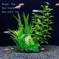 Artificial Aquarium Plants Green Plastic Underwater Fish Tank Decor
