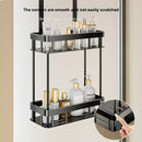 Bathroom Storage Rack Over Door Double Layer Shower Caddy Organizer