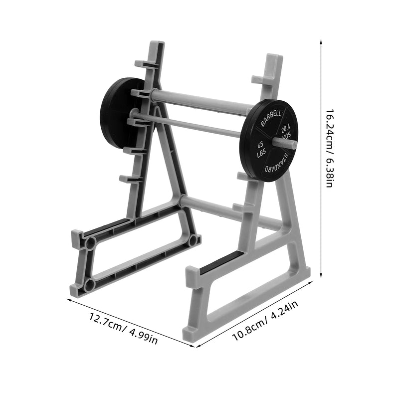 Barbell Pen Holder Hanging Rack Office Desk Organizer Stand