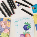 Alcohol Drawing Markers Dual Tip Permanent Art Sketch Set Various Colors