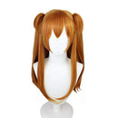 Asuka Langley Soryu Cosplay Wig With Hair Clips For Women