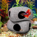 Ceramic Aquarium Decoration Underwater Cave Fish And Shrimp Shelter