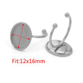 10pcs Adjustable Stainless Steel Ring Settings Blank Base For Jewelry