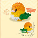 Colorful Micro Mini Building Blocks Parrot Model 3D Puzzle Toy