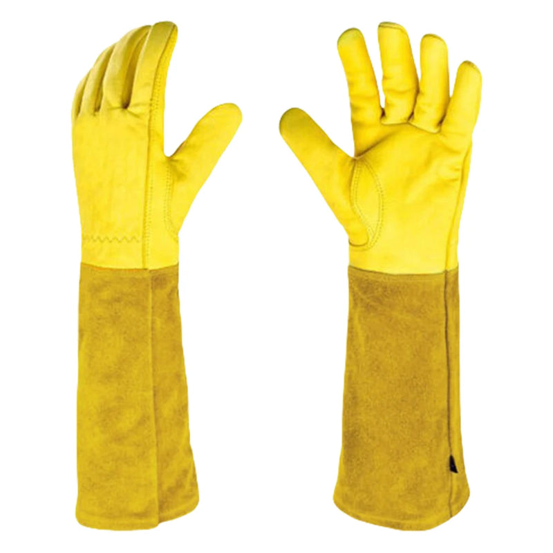 Rose Pruning Gloves Long Thorn Proof Leather Garden Gloves With Forearm Protection