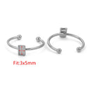 10pcs Adjustable Stainless Steel Ring Settings Blank Base For Jewelry