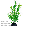 Artificial Aquarium Plants Green Plastic Underwater Fish Tank Decor