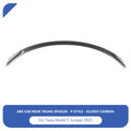 Tesla Model Y Rear Spoiler Carbon Fiber ABS Trunk Wing Lip