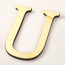 Golden Mirror Acrylic Wall Sticker Large 20cm DIY English Letters Decor