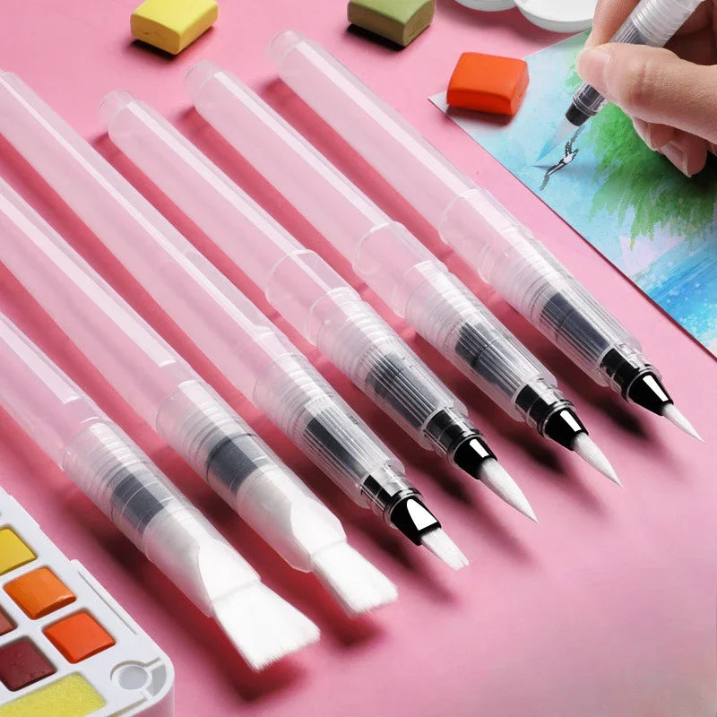 Watercolor Brush Pens Set With Water Storage For Art Craft