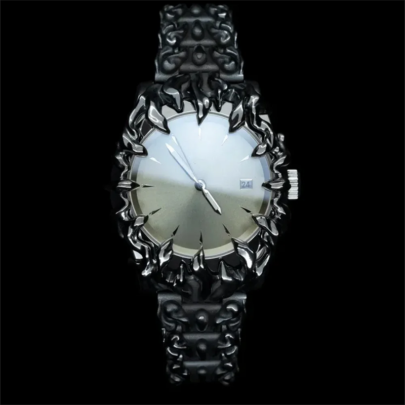 Retro Claw Watch European Style Alabaster Unique Shaped Timepiece