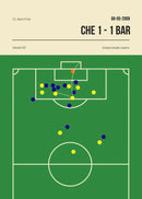 Football Canvas Wall Art Golden Goal Soccer Sports Poster Print