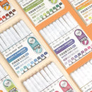 Languo 9pcs Acrylic Marker Pen Set Soft Brush Paint Pens For Art