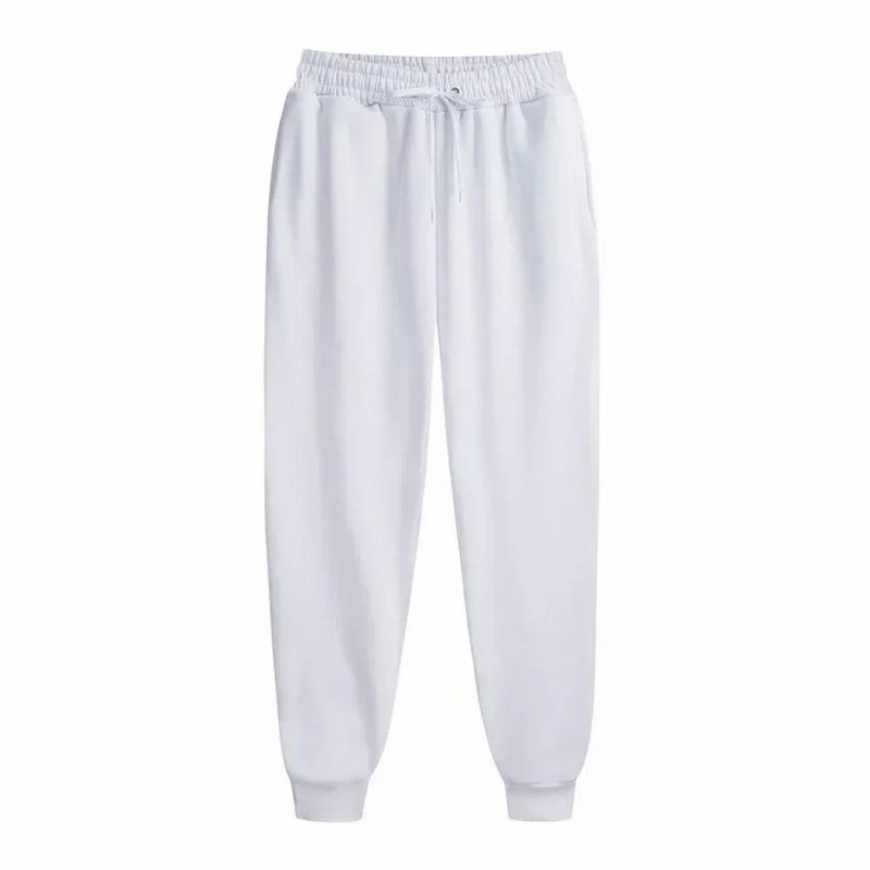 Men's Casual Sweatpants Fleece Jogging Pants Loose Streetwear Trousers