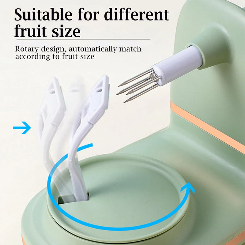 Manual Fruit Peeler Hand Crank Multifunctional Apple Pear Slicer Tool